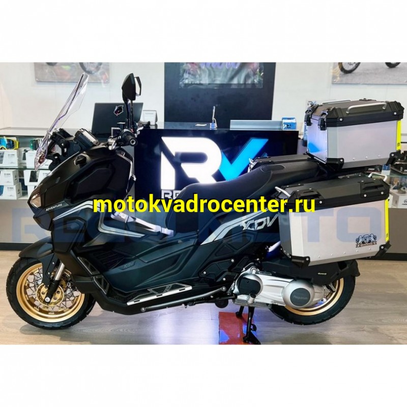 Купить  Скутер Regulmoto XDV 300CC 4T (реплика HONDA X-ADV 750) двиг APRILIA SR MAX 300, ABS, инжект., спицы,  вариатор, подвеска KYB + кофры  (шт) купить с доставкой по Москве и России, цена, технические характеристики, комплектация фото  - motoserp.ru