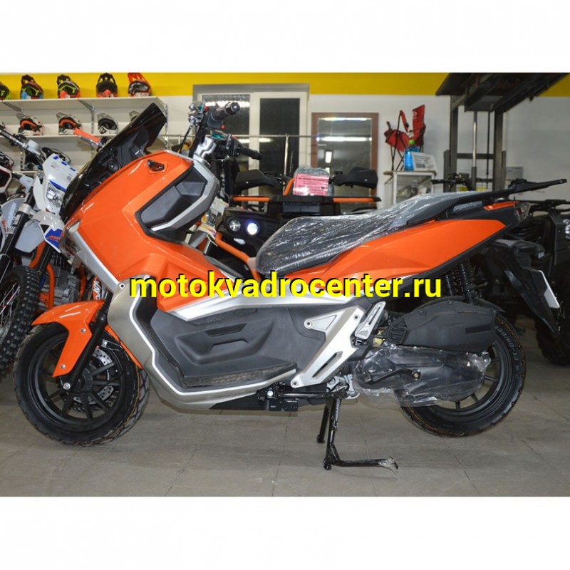 Купить  Скутер TRACER ADV 50 (Трейсер АДВ) (реплика HONDA X-ADV) 50cc  4Т, кол.13", диск./диск. (зал) (шт) 01250 (MM 47211 купить с доставкой по Москве и России, цена, технические характеристики, комплектация фото  - motoserp.ru