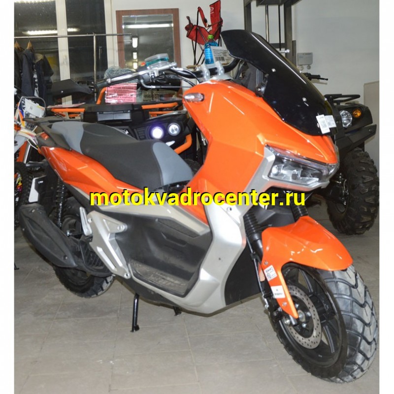 Купить  ====Скутер TRACER ADV 50+ (Трейсер АДВ) Тюнинг+доп ЦПГ и ГБЦ (реплика HONDA X-ADV) 50cc  4Т, кол.13", диск./диск.  (шт) 01500 (MM 47211 купить с доставкой по Москве и России, цена, технические характеристики, комплектация фото  - motoserp.ru