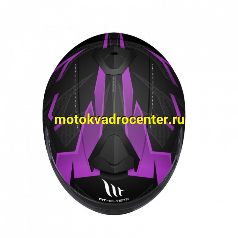 Купить  Шлем закрытый MT THUNDER EFFECT gloss black fucsia (M) интеграл (шт) (LS2 купить с доставкой по Москве и России, цена, технические характеристики, комплектация фото  - motoserp.ru