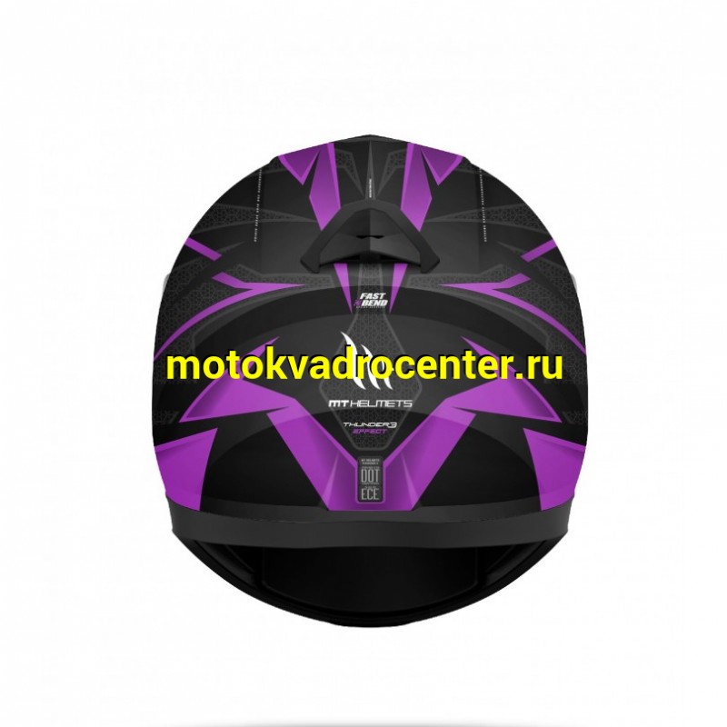 Купить  Шлем закрытый MT THUNDER EFFECT gloss black fucsia (M) интеграл (шт) (LS2 купить с доставкой по Москве и России, цена, технические характеристики, комплектация фото  - motoserp.ru