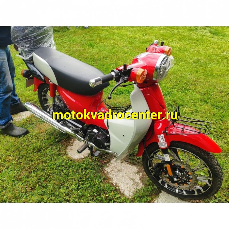Купить  Мопед MM GATAN (ГАТАН-50) 50сс 4Т, реплика  HONDA SUPER CUBE, диск/бар. 17" багажн, спинка, стекло. (шт) 0110 (MM  купить с доставкой по Москве и России, цена, технические характеристики, комплектация фото  - motoserp.ru