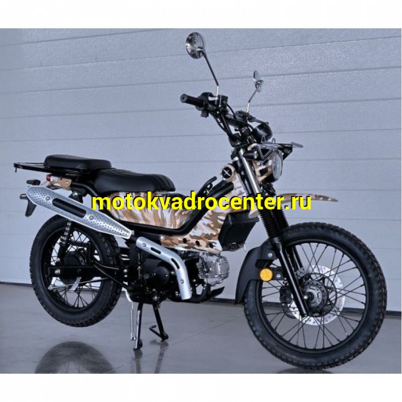 Купить  Мопед MM XTRAIL (ИксТраил - 50)  реплика Honda TRAIL  50сс 4Т, диск/бар. 18"/16". длиннобазн. широкий багажник (зал) (шт) 01100 (MM  купить с доставкой по Москве и России, цена, технические характеристики, комплектация фото  - motoserp.ru