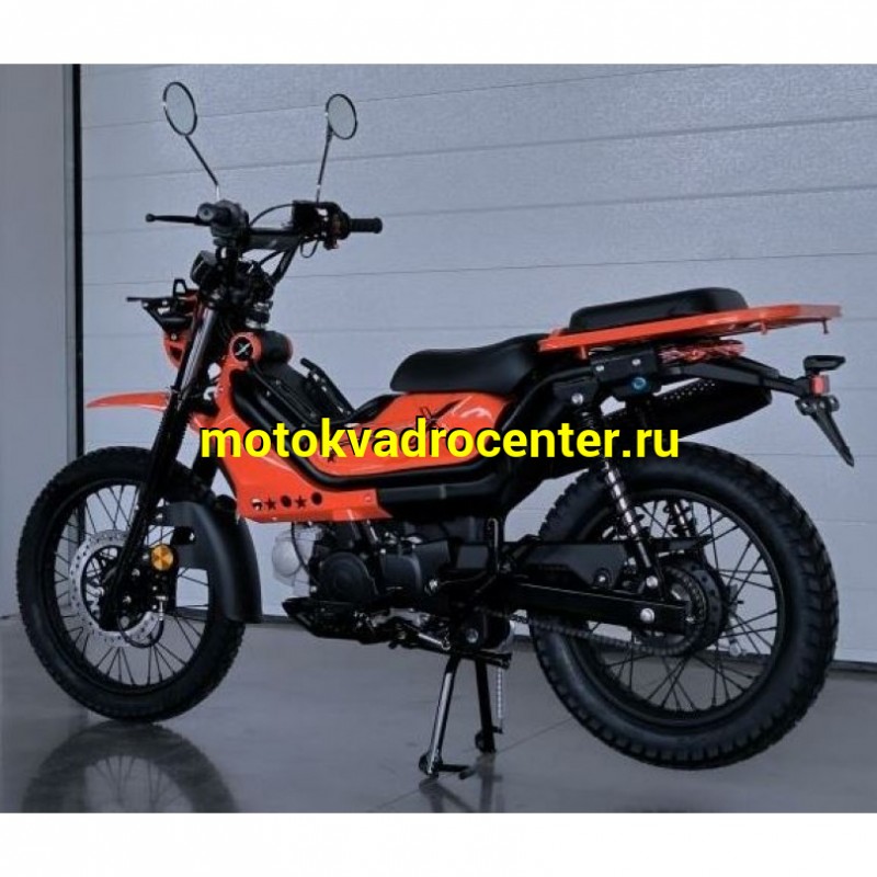 Купить  Мопед MM XTRAIL (ИксТраил - 50)  реплика Honda TRAIL  50сс 4Т, диск/бар. 18"/16". длиннобазн. широкий багажник (зал) (шт) 01100 (MM  купить с доставкой по Москве и России, цена, технические характеристики, комплектация фото  - motoserp.ru