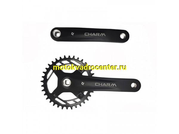 Купить  Шатуны 1 зв. на квадрате. Алюм. 36 зуб. CHARM Prowheel разборный Вело (пар) (Золотник 3012602-51 купить с доставкой по Москве и России, цена, технические характеристики, комплектация фото  - motoserp.ru