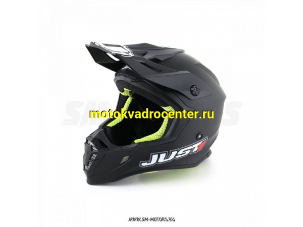 Купить  Шлем Кросс JUST1 J38 KORNER Solid черный матовый  р-р L  (шт) (SM 880-2932 купить с доставкой по Москве и России, цена, технические характеристики, комплектация фото  - motoserp.ru