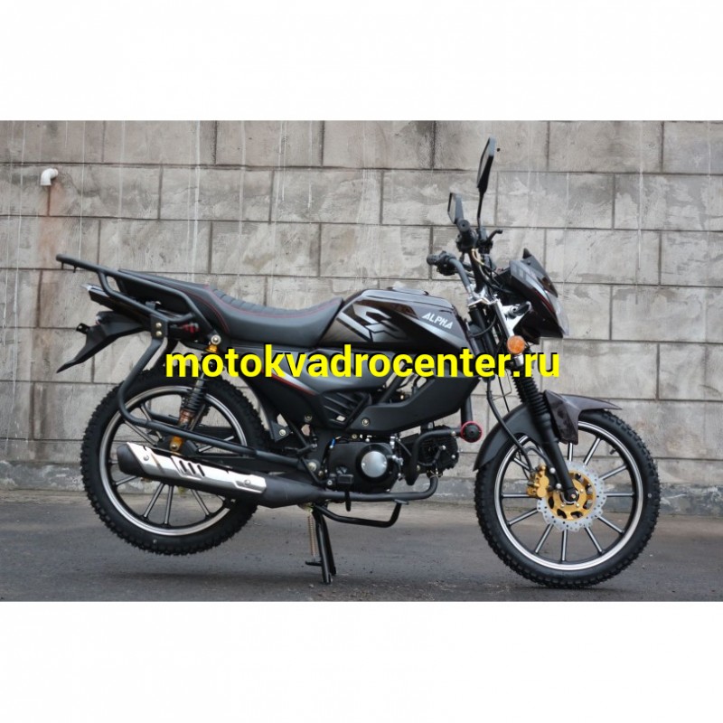 Купить  Мопед Millenium Alpha RS12 Champ  4Т; 50cc; колеса 17"литые; 4пер, эл. старт; бак 12л, легкая усиленная рама (зал) (шт) 01250 (ТехМаркет купить с доставкой по Москве и России, цена, технические характеристики, комплектация фото  - motoserp.ru