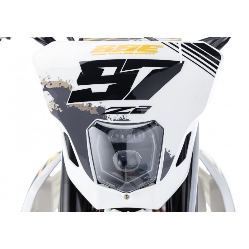 Купить  Мотоцикл Кросс/Эндуро BSE Z2 21/18 Roqvi Yellow (спортинв) , карб, возд.охл., диск/диск кол. (шт)   купить с доставкой по Москве и России, цена, технические характеристики, комплектация фото  - motoserp.ru