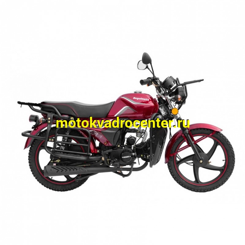 Купить  Мопед Regulmoto Alpha (RM-2) без кофра Красный 4Т; 50cc;  колеса 17/17"литые; 4пер, бар/бар (шт) 01100 (ФОТО купить с доставкой по Москве и России, цена, технические характеристики, комплектация фото  - motoserp.ru