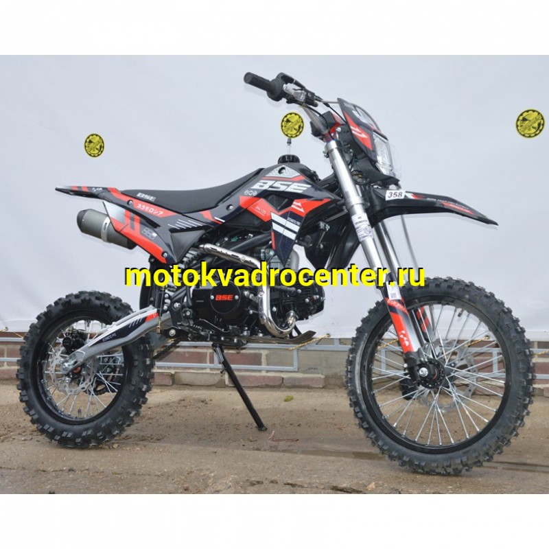 Купить  Питбайк BSE PH 125 AK47 Red 17/14", Мех, эл.ст (шт) купить с доставкой по Москве и России, цена, технические характеристики, комплектация фото  - motoserp.ru