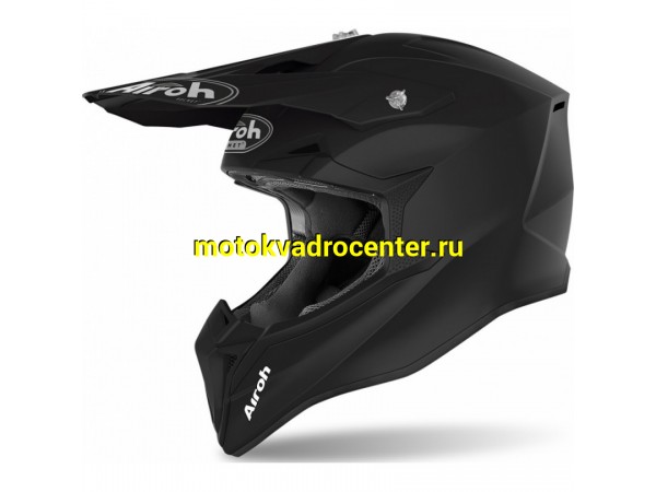 Купить  Шлем Кросс AIROH WRAAP COLOR Black Matt (M) (шт) (AIROH купить с доставкой по Москве и России, цена, технические характеристики, комплектация фото  - motoserp.ru