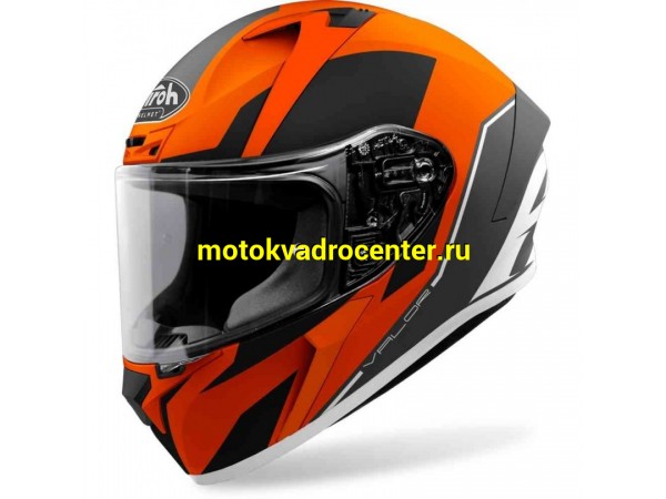 Купить  Шлем закрытый интеграл AIROH VALOR WINGS ORANGE MATT (XL) (шт) (AIROH купить с доставкой по Москве и России, цена, технические характеристики, комплектация фото  - motoserp.ru