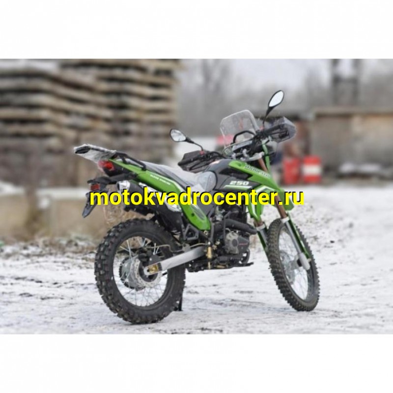 Купить  Мотоцикл внедорожный Motoland GL250 ENDURO (172FMM-5/PR250) (XL250-В) зеленый (шт) (ML 20007 (0 купить с доставкой по Москве и России, цена, технические характеристики, комплектация фото  - motoserp.ru