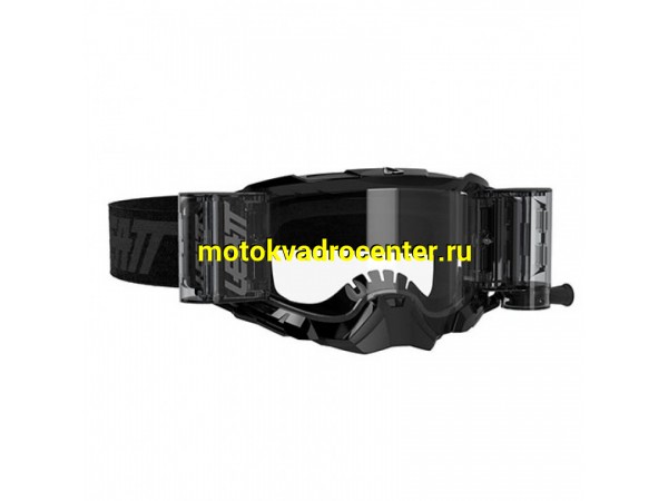 Купить  Очки мото Кросс Leatt Velocity 5.5 Roll-Off Black/Clear (8020001075) (с перемоткой) (шт) (Fox УТ-00021558 купить с доставкой по Москве и России, цена, технические характеристики, комплектация фото  - motoserp.ru