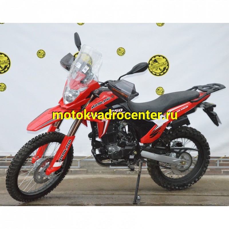 Купить  Мотоцикл внедорожный Motoland GL250 ENDURO (172FMM-5/PR250) (XL250-В) красный(шт) (ML 20008 купить с доставкой по Москве и России, цена, технические характеристики, комплектация фото  - motoserp.ru