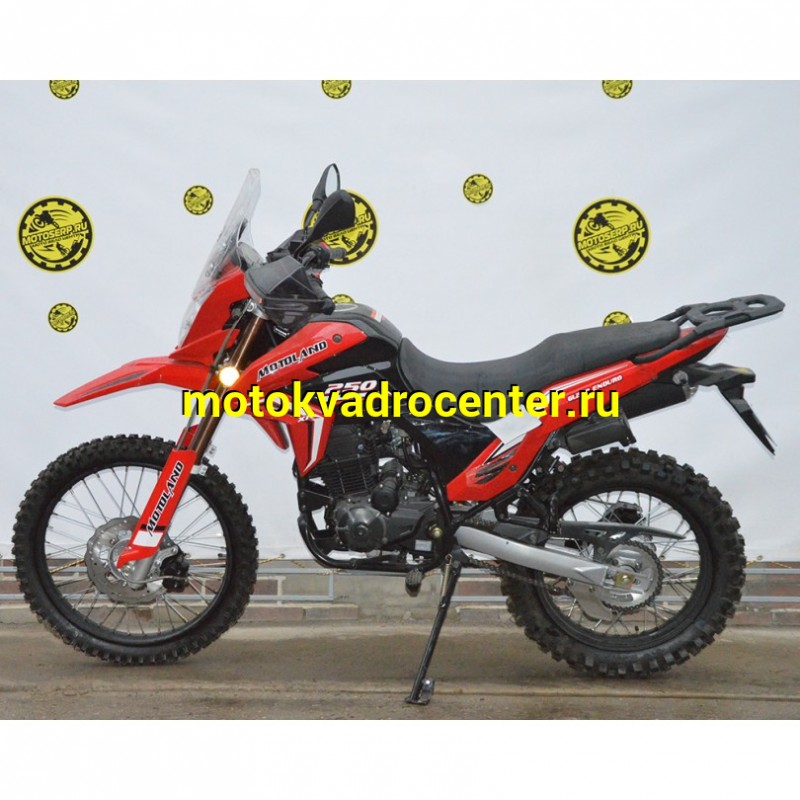 Купить  Мотоцикл внедорожный Motoland GL250 ENDURO (172FMM-5/PR250) (XL250-В) красный(шт) (ML 20008 купить с доставкой по Москве и России, цена, технические характеристики, комплектация фото  - motoserp.ru