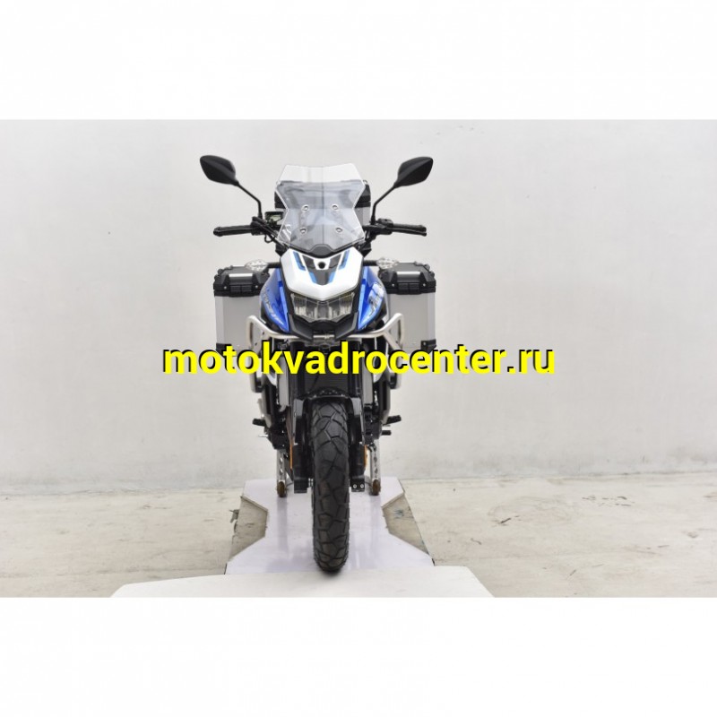 Купить  Мотоцикл внедорожный Regulmoto Discovery 400 Синий (ЭПТС) Тур-эндуро, двиг.  CF, ABS , инжект., 6КПП, жидк.охлажд, видеорегистратор, + кофры (шт) купить с доставкой по Москве и России, цена, технические характеристики, комплектация фото  - motoserp.ru