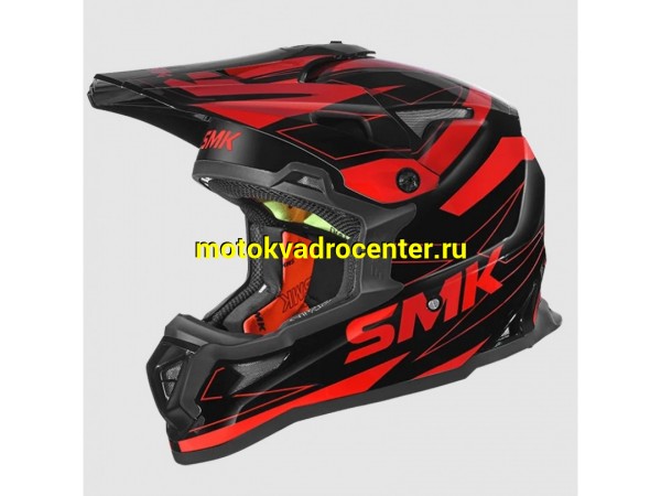 Купить  Шлем Кросс  SMK ALLTERRA SLOPE , цвет чёрный/красный (S) (шт) (Bajaj ALLTERRA GL230 купить с доставкой по Москве и России, цена, технические характеристики, комплектация фото  - motoserp.ru