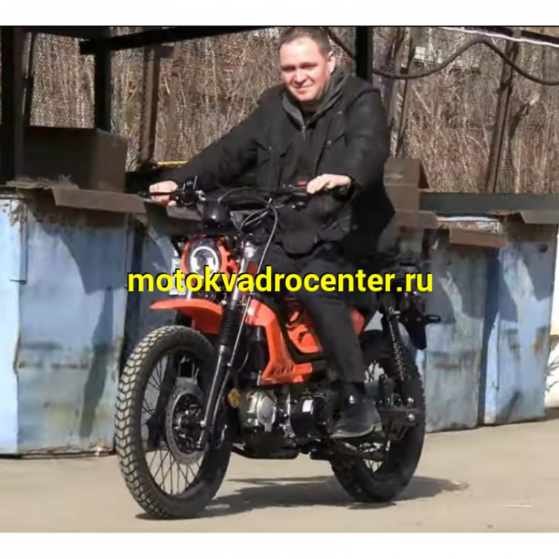 Купить  Мопед MM XTRAIL (ИксТраил - 50) (черн, зелен, оранж) реплика Honda TRAIL  50сс 4Т, диск/бар. 18"/16". длиннобазн. узкий багажник (зал) (шт) 01100 (SN купить с доставкой по Москве и России, цена, технические характеристики, комплектация фото  - motoserp.ru