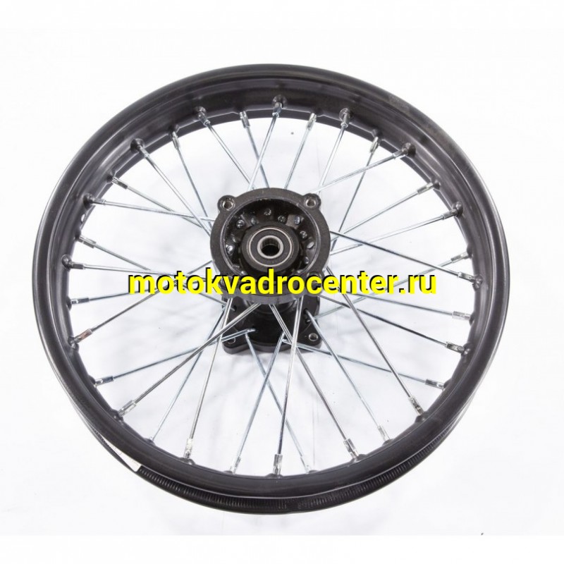 Купить  Колесо 14&quot; заднее (диск колеса) спицованное 1.85-14&quot; (d-15mm) KAYO и др. (подшипник 6202) (шт) (ТАТА 706000038 (ML 4218 (4Enduro купить с доставкой по Москве и России, цена, технические характеристики, комплектация фото  - motoserp.ru