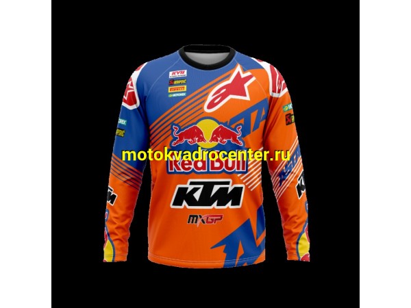 Купить  Джерси (футболка для мотокросса) V-RUS AlpineStars KTM (цвет: Red Bull (синий) (XXXL) (шт) (МотоЯ купить с доставкой по Москве и России, цена, технические характеристики, комплектация фото  - motoserp.ru