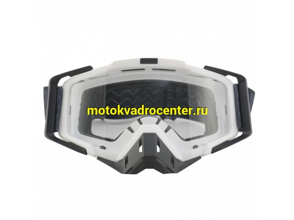 Купить  Очки мото Кросс ATAKI SELECT прозрачная линза (Белый) (шт) (SM 952-2561 купить с доставкой по Москве и России, цена, технические характеристики, комплектация фото  - motoserp.ru