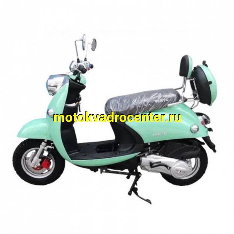 Купить  Скутер VENTO RETRO с кофром (Венто Ретро) 50cc; 1,5 местный, 4Т, возд. охлажд., диск/барабан, кол. 10"/10"(шт) 01500 (Vento купить с доставкой по Москве и России, цена, технические характеристики, комплектация фото  - motoserp.ru