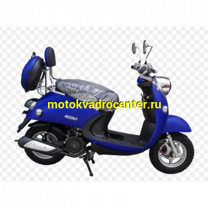 Купить  Скутер VENTO RETRO с кофром (Венто Ретро) 50cc; 1,5 местный, 4Т, возд. охлажд., диск/барабан, кол. 10"/10"(шт) 01500 (Vento купить с доставкой по Москве и России, цена, технические характеристики, комплектация фото  - motoserp.ru