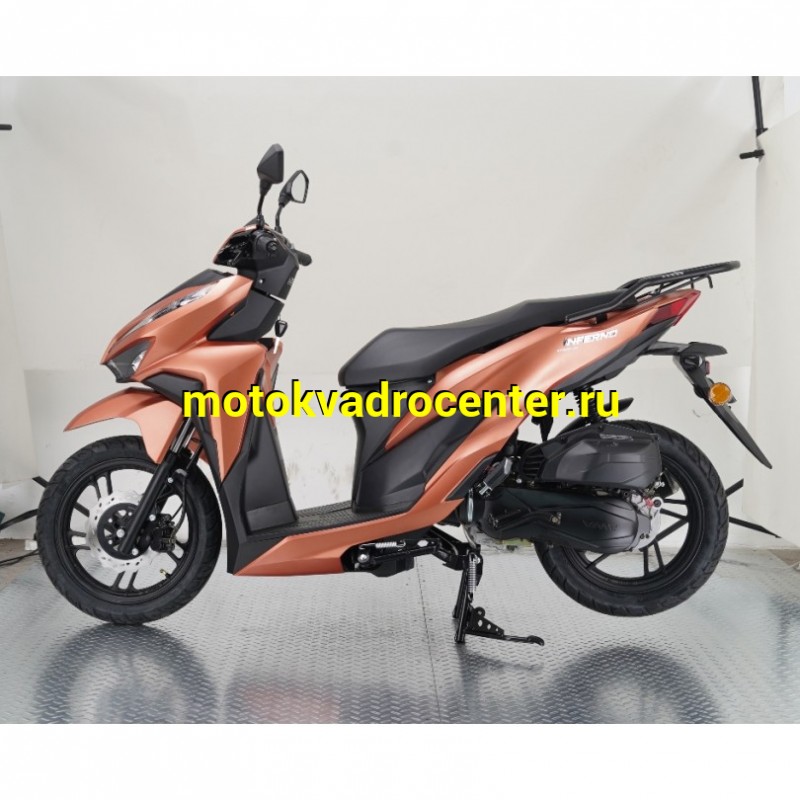 Купить  Скутер VENTO INFERNO NEW (Венто Инферно) 50cc; 1,5 мест, 2 амортиз, 4Т,  (replica Honda Click) возд. охл., диск/диск, кол. 14"/14" (шт) 01700 (Vento купить с доставкой по Москве и России, цена, технические характеристики, комплектация фото  - motoserp.ru