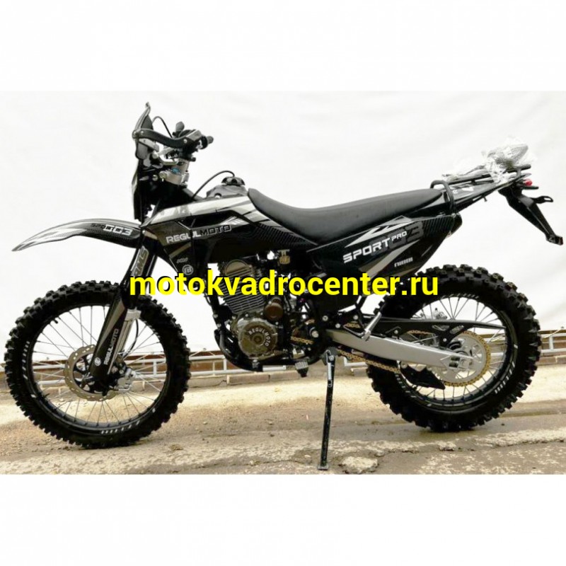 Купить  Мотоцикл Кросс/Эндуро Regulmoto Sport-003 PR PRO (4 valves) 5пер. Черный  300сс (ЭПТС) 21/18, ZS175FMM-5, возд.охл.,диск/диск,(шт) купить с доставкой по Москве и России, цена, технические характеристики, комплектация фото  - motoserp.ru