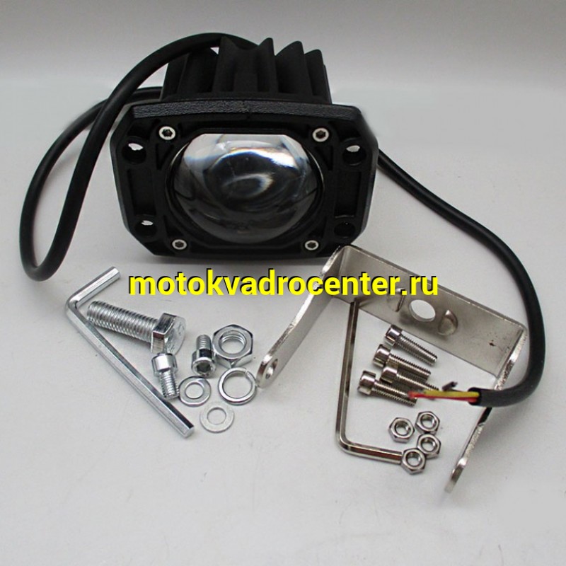 Купить  Фара, Светодиодная оптика прямоугольная, 80‑65mm, 12‑80V, IP67, белый/желтый свет (ANKON 03 21 59 купить с доставкой по Москве и России, цена, технические характеристики, комплектация фото  - motoserp.ru