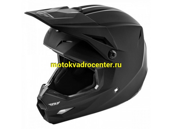 Купить  Шлем Кросс FLY RACING KINETIC Solid (черный матовый) L (шт)  (SM 880-5615 купить с доставкой по Москве и России, цена, технические характеристики, комплектация фото  - motoserp.ru