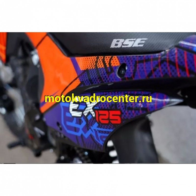 Купить  Питбайк BSE EX125 17/14 Blue Orange Ant (шт) купить с доставкой по Москве и России, цена, технические характеристики, комплектация фото  - motoserp.ru