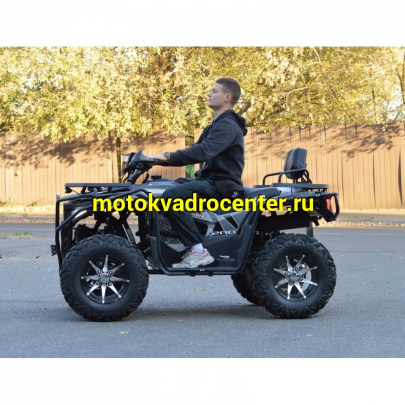 Купить  200cc Квадроцикл BULLY 200 LD premium (Булли 200) верт. мотор Loncin LX162FMK-2 200сс, утил., вариатор, лебедка!!,  литые колеса 12&quot; (шт) (Хар купить с доставкой по Москве и России, цена, технические характеристики, комплектация фото  - motoserp.ru