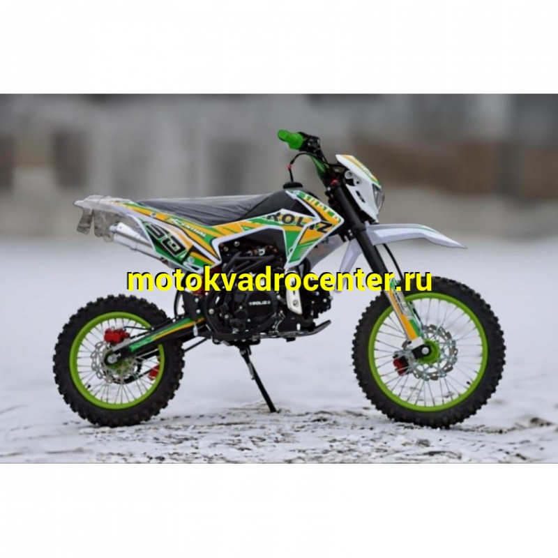 Купить  Питбайк ROLIZ кросс-125, 125сс, 17/14" механика, электро/кик стартер, (шт) (Roliz купить с доставкой по Москве и России, цена, технические характеристики, комплектация фото  - motoserp.ru