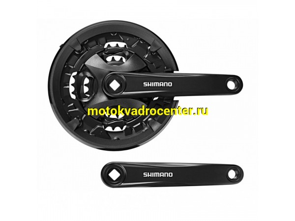 Купить  Шатуны 3 зв.на квадрате. Алюм. 40/30/22 зуб SHIMANO ALTUS FC-MT101 Вело (пар) (Пан AFCMT101C002CLX купить с доставкой по Москве и России, цена, технические характеристики, комплектация фото  - motoserp.ru