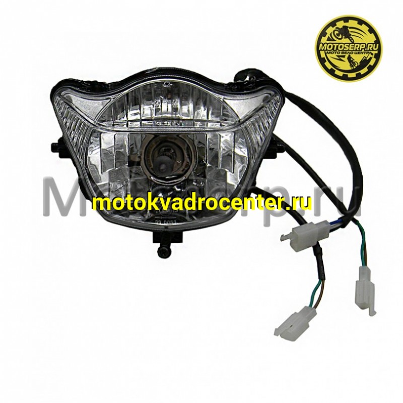 Купить  Фара передняя ROCKOT HOUND 250/TEKKEN 250 (c LED габаритными огнями) (шт) (Rockot RM-435725 купить с доставкой по Москве и России, цена, технические характеристики, комплектация фото  - motoserp.ru