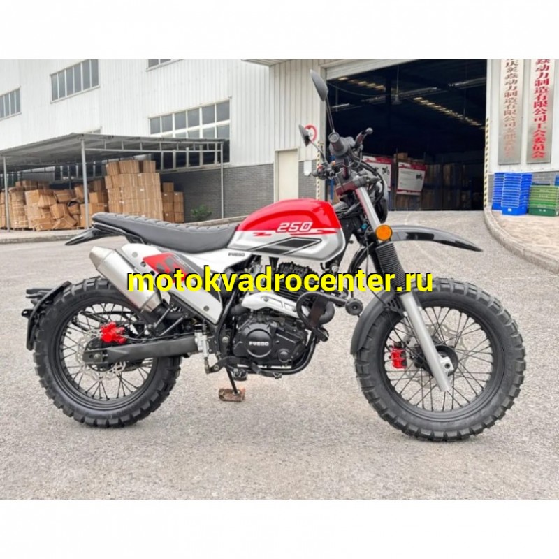 Купить  Мотоцикл FUEGO Rambolor 250  (ЭПТС) 250сс ,4Т,двиг. 166FMM LONCIN RE 250,кол.17"/17" (шт) (Fuego купить с доставкой по Москве и России, цена, технические характеристики, комплектация фото  - motoserp.ru