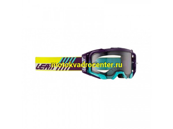 Купить  Очки мото Кросс Leatt Velocity 5.5 Indigo Light Grey 58% (8023020310) (шт) (Fox УТ-00024355 купить с доставкой по Москве и России, цена, технические характеристики, комплектация фото  - motoserp.ru