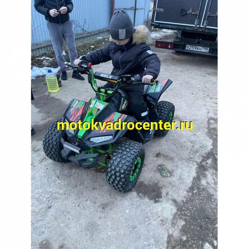 Купить  110cc Квадроцикл Wels TUKAH 110 (спортинв) 6-10 лет, кол.7" автомат, реверс, сигнал с контр. тормоза Диск/диск, музыка, безключевой доступ (шт) (ФОТО купить с доставкой по Москве и России, цена, технические характеристики, комплектация фото  - motoserp.ru
