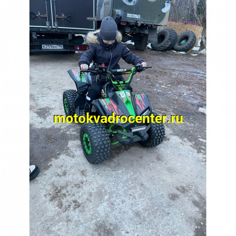 Купить  110cc Квадроцикл Wels TUKAH 110 (спортинв) 6-10 лет, кол.7" автомат, реверс, сигнал с контр. тормоза Диск/диск, музыка, безключевой доступ (шт) (ФОТО купить с доставкой по Москве и России, цена, технические характеристики, комплектация фото  - motoserp.ru