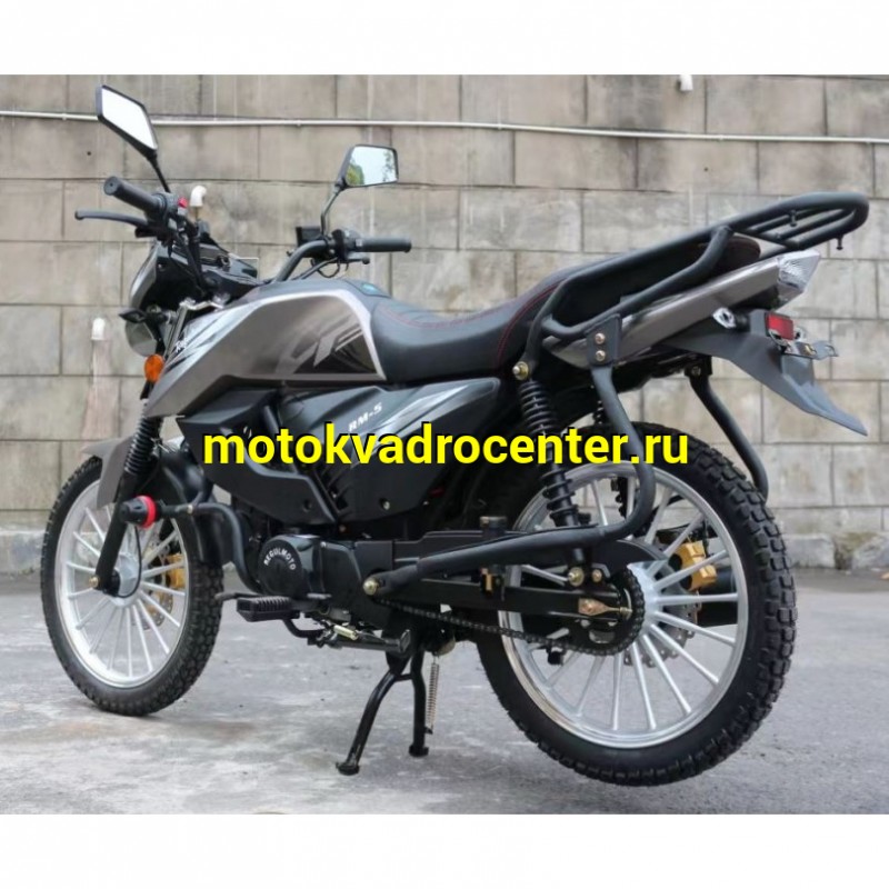 Купить  Мопед Regulmoto Alpha (RM-5) Черный 4Т; 50cc;  колеса 17/17&quot;литые; 4пер, диск/диск, LED фара, USB-порт (шт) 01250 (ФОТО купить с доставкой по Москве и России, цена, технические характеристики, комплектация фото  - motoserp.ru