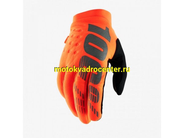 Купить  Перчатки 100% Brisker Youth Glove Fluo Orange (10016-260-07) (XL) (пара) (Fox УТ-00022261 купить с доставкой по Москве и России, цена, технические характеристики, комплектация фото  - motoserp.ru