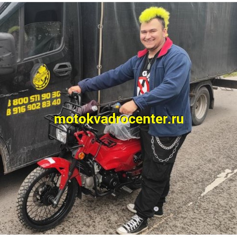 Купить  Мопед MM XTRAIL 2 (ИксТраил - 50)  реплика Honda TRAIL, 50сс 4Т П/Автом, 17/17" широк. багажн. (шт) 01250 (MM  купить с доставкой по Москве и России, цена, технические характеристики, комплектация фото  - motoserp.ru