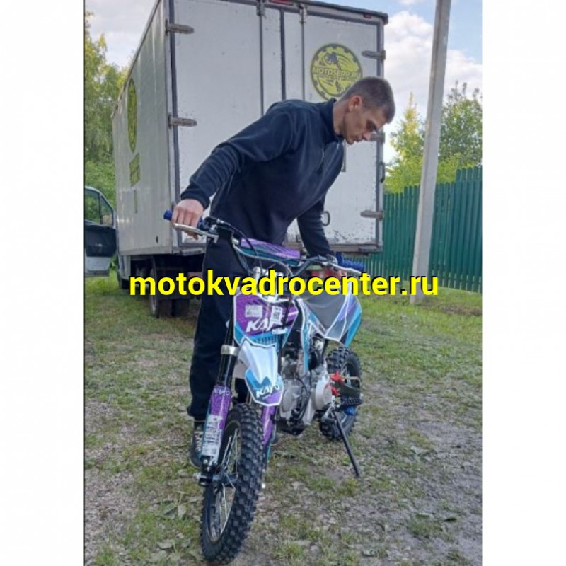 Купить  Питбайк KAYO MINI K125EM 14/12 (механ. сцепл., эл. стартер 2024г.) (шт) (SM купить с доставкой по Москве и России, цена, технические характеристики, комплектация фото  - motoserp.ru