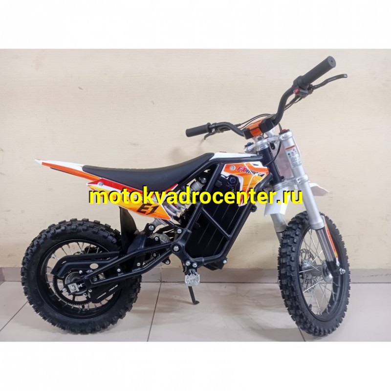 Купить  Мотоцикл электро, электропитбайк FX MOTO Е1 2000 Ват, 60V 18.2Ah, колеса перед 14"/заднее 12", два аморт.,тормоза гидр.Disk (шт) купить с доставкой по Москве и России, цена, технические характеристики, комплектация фото  - motoserp.ru