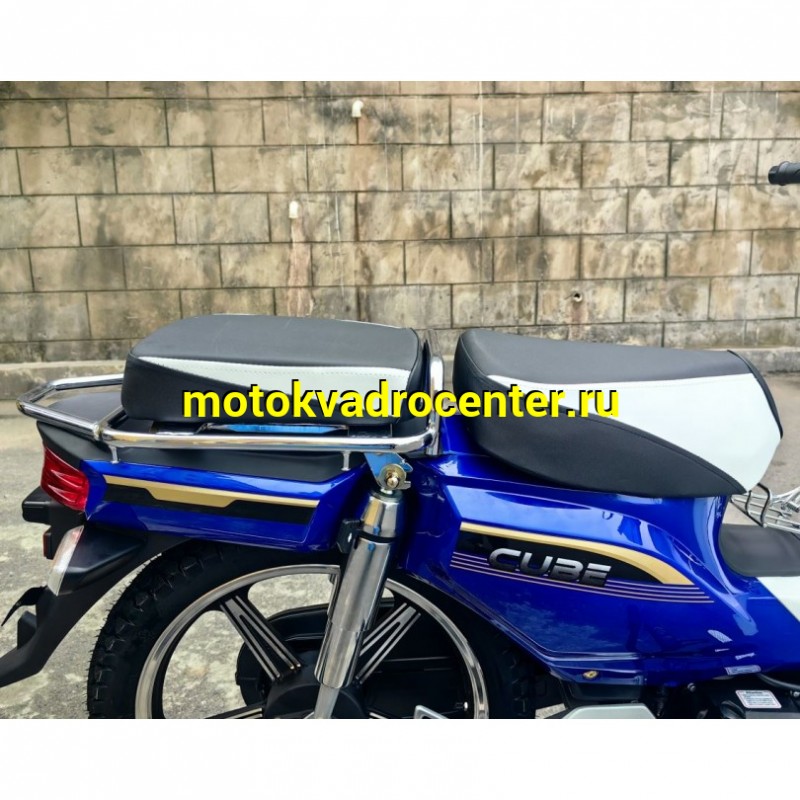 Купить  Мопед Millenium ZS50-E 50сс 4Т, реплика  HONDA SUPER CUBE, диск/бар. 17" багажн, спинка, стекло. (шт) 0110 (MM  купить с доставкой по Москве и России, цена, технические характеристики, комплектация фото  - motoserp.ru