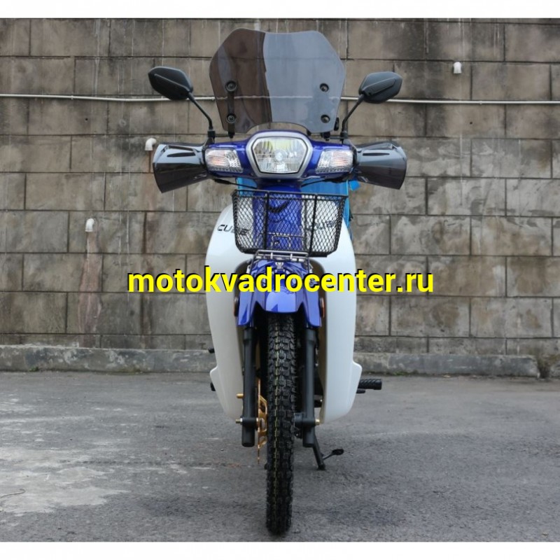 Купить  Мопед Millenium ZS50-E 50сс 4Т, реплика  HONDA SUPER CUBE, диск/бар. 17" багажн, спинка, стекло. (шт) 0110 (MM  купить с доставкой по Москве и России, цена, технические характеристики, комплектация фото  - motoserp.ru