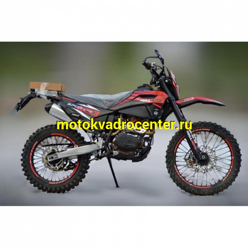 Купить  Мотоцикл Кросс/Эндуро Regulmoto Sport-003 PR PRO (4 valves) 6 передач (Черный/красный) (шт)  купить с доставкой по Москве и России, цена, технические характеристики, комплектация фото  - motoserp.ru