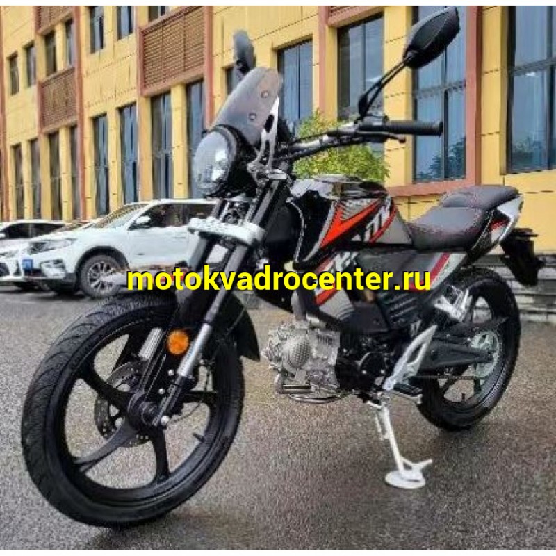 Купить  Мопед Millenium Alpha Champ  4Т; 50cc; колеса 17"литые; 4пер, эл. старт;  (шт) 01500 (ТехМаркет (ФОТО купить с доставкой по Москве и России, цена, технические характеристики, комплектация фото  - motoserp.ru